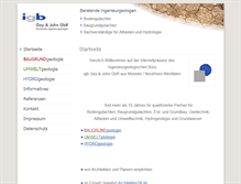 Tablet Screenshot of igb-muenster.de